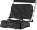 Cuisinart Griddler® Indoor Grill & Panini Press, Dishwasher-Safe Nonstick Cooking Plates, Stainless Steel, GR-11P1