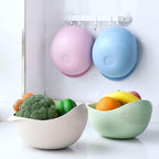 2-in-1 Rice Colander, Vegetable and Fruit Cleaning Filter Basket, 2Piece Sturdy and Easy-To-Use Food Grade Kitchen Tool Accessories (blue, large+small)