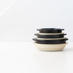 Santo Banko Ware Au Gratin Dish, Small, For One Person Capacity: 9.5 fl oz (270 ml), Heat Resistant, Pottery, Oven Safe, Direct Fire, Microwave, Dishwasher Safe, Stackable, Beige, Made in Japan