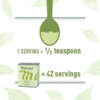 Mighty Leaf Tea, Organic Mint Matcha Green Tea Powder, 1.5 Ounce Tin, 100% Japanese Matcha, Unsweetened