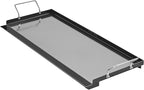 VEVOR Carbon Steel Griddle, 32x14 inch Universal Flat Top Rectangular Plate, Gas Grill Griddle for BBQ Grill, Teppanyaki, Portable Family Cookware with Handle, for Camping Tailgating Party