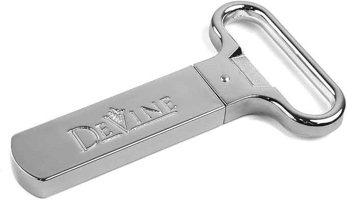 DeVine- Ah So Wine Opener for Vintage Bottles - Two-Prong Cork Puller & Corker With Sleek Case - Great Gift Idea