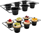 2 Pack 12-Cup Nonstick Popover Pans - Carbon Steel Round Bakeware Moulds for Muffins, Cupcakes, Cheesecakes, Quiches, Puddings | Halloween & Christmas Baking