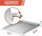 Havy-Duty Stainless Steel Griddle Pan for Outdoor Grill Stove Cooking 15.75 X 11.8 inch