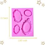 JeVenis Rose Flower Cake Frame Mold Cake Cupcake Decoration for Wedding Baby Bridal Shower