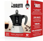 Bialetti - Moka Induction, Moka Pot, Suitable for all Types of Hobs, 4 Cups Espresso (5.7 Oz), Black