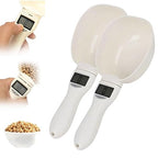 Digital Measuring Spoon, Electronic Measuring Spoon with LCD Screen, 800g / 0.1g High Precision Food Measuring Scoop Scale with Measuring Spoons for Food, Coffee,Spices, Dog Cat Food (2pcs)