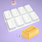 mostsom Silicone Molds Mousse Mold 3D Rectangle Shape Silicone Mold DIY Cake Mousse for Ice Cream Chocolate Pastry Art Pan Dessert Bakeware Cake Decorating Tool (E_ Big Rectangle)