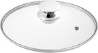Glass Lids for Pots and Pans, 8, 11, 12, 12.6 Inch Pan Covers for Cookware, Tempered Glass Lid for Replacement, Dishwasher Safe & Microwave Oven Safe (13.5 Inch)