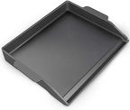 Cast Iron Griddle, Universal Stove Top Flat Griddle Charcoal Gas Grill Pan Insert for Weber Charbroil Nexgrill Replacement Parts Cooking Plate Outdoor Camp Tailgating Teppanyaki Accessory 17" x 13"