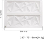 mostsom Silicone Molds Baking Mold for Mousse Cake, Silicone Mold for Chocolate, French Dessert Mold for Pastry Chocolate, Reusable Non-Stick Easy Release Baking Molds (F_ Rectangle)