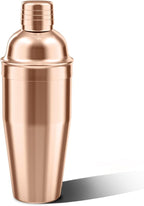 LUCKYGOOBO Cocktail Shaker,24 oz Martini Shaker,Food Grade Stainless Steel Martini Mixer Built-in Strainer,Drink Shaker,Bartender Kit Gifts. (Rose Gold)