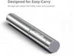 Milk Frother Handheld, Battery Operated Travel Coffee Frother Milk Foamer Drink Mixer with 2 Stainless Steel Whisks for Hot Chocolate, Batteries Included, Silver