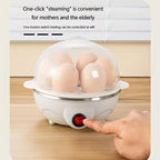 Rapid Egg Cooker, egg steamer, Easy-to-Peel, Hard, Soft Boiled Eggs, Poacher, Omelet Maker, Hard Boiled Eggs, Kitchen Appliance, Egg Cooker Multi-Use