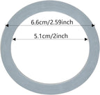 Bokwin 5Pcs Blender Gasket Grey Rubber Gasket Seal Replacement Compatible with Osterizer and Oster Blender Models