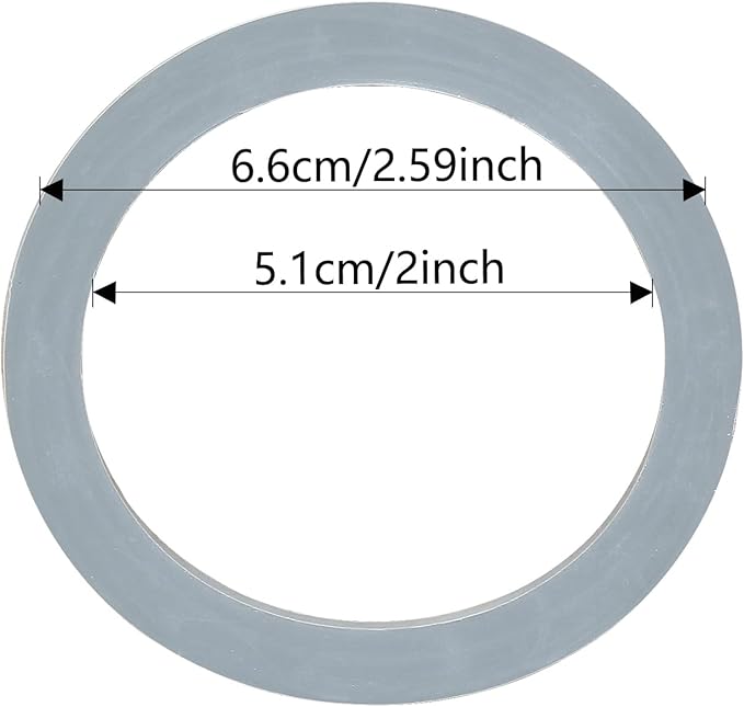 Bokwin 5Pcs Blender Gasket Grey Rubber Gasket Seal Replacement Compatible with Osterizer and Oster Blender Models