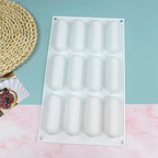 Round Food Grade Silicone Mold Hand-made Soap Silicone Mold High Temperature Resistant Easy Release soap Making Supplies (Round B_7.32 X7.32 X1.08inch)