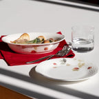 NARUMI Oval Gratin Dish Set, Lucy Garden, 8.7 x 5.5 x 1.8 inches, Berry Pattern, Set of 2, Microwave, Dishwasher, Oven Safe, Made in Japan, Gift Box Included