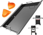 Spirit E-425 Flat Top Griddle Insert for Weber GS4 Spirit I & II 300 Series, Carbon Steel Griddle Plate for Genesis Silver/Gold/Platinum 1000-3500, Replacement for Weber 7638 7639 Grates