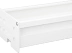 Utensil Rack Wall Mount, Storage Rack, Space Saving Aluminum Shelf with Large Capacity, Multi Functional Storage Shelf for Jars and Cooking Tools