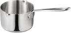 IMEEA 10oz/300ml Butter Coffee Milk Warmer Mini Butter Melting Pot with Dual Pour Spout 18/10 Tri-Ply Stainless Steel