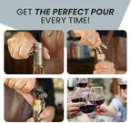 A Bar Above Manual Wine Bottle Opener and Corkscrew Wine Key with Foil Cutter and Bottle Cap Remover, Professional Waiters Corkscrew for Servers, Bartenders, and Home Use