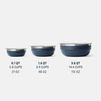YETI Rambler Low Bowl, Vacuum Insulated, Stackable and Nestable Stainless Steel Bowl with Lid, 1.6 Quart, Cape Taupe