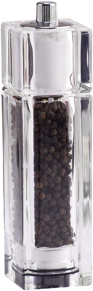 Chef Specialties 6.5 Inch Gem Combo Pepper Mill and Salt Shaker