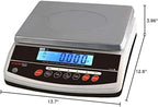VisionTechShop TVD-6 Digital Bench and Counter Scale, Lb/Oz/Kg/g Switchable, 6lb Capacity, 0.001lb Readability, Counting and Percentage Mode, Single Display, NTEP Legal for Trade, CC# : 20-032