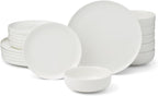 Oneida 899204 24 Seven White 18-Piece Dinnerware Set, Service For 6