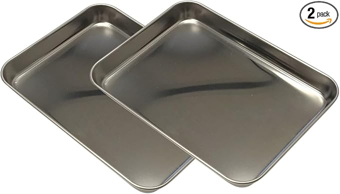 Toaster Oven Pan - Two Pack Compatible with Panasonic Model Numbers NB-G100PS, NBG100PW, NB-G100PW, NBG110P, NB-G110P