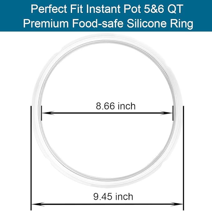 Replacement Parts for Instant Pot Duo/Duo Plus 5&6QT, 10Pcs Set with Steam Release Valve, Sealing Ring, Float Valve replacement for Instant Pot, lid replacement for Instantpot IP-DUO50 IP-DUO60
