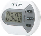 Taylor Digital Timer Counts Up and Down for School, Learning, Projects, and Kitchen Tasks