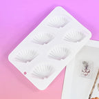 Silicone Pudding Molds, Fan Shape Non-Stick Jelly Dessert Making Trays, Cream Mold for Mousse Cake (F_Folding Fan)