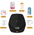 Gifts for Women Men,Mug Warmer,Coffee Warmer Plate Portable Coffee Mug Warmer for Desk with Temperature Display, Coffee Cup Warmer for Jar Candles,Tea, Beverage & Coffee Gifts (No Mug)