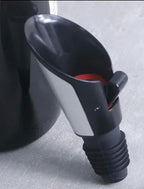 Reusable Wine Stopper Pourer - 2-in-1 Airtight Bottle Stopper with Leakproof Pour Spout - Wine Preserver for Red & White Wine - Bar Accessories Gift