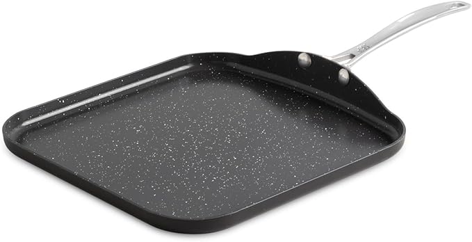 Nordic Ware Basalt Square Griddle, 11 Inch, Ceramic Nonstick