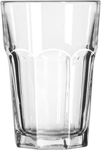 Libbey Gibraltar DuraTuff Drinking Glass Drinking Cup Set, Iconic Heavy Base Bar Glassware Thick Drinking Glasses Set of 12, 14-Ounce Juice Glasses