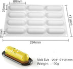 Round Food Grade Silicone Mold Hand-made Soap Silicone Mold High Temperature Resistant Easy Release soap Making Supplies (Round B_7.32 X7.32 X1.08inch)