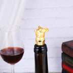 Hemoton Pig Wine Stopper Creative Animal Design Food Grade Alloy Bottle Plug for Wine Beer Vinegar Bottles Perfect for Bar Party Kitchen Use