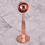 Coffee Scoops, 1 PC 15 ML (1 TPSP) Rose Gold 304 Stainless Steel Espresso Coffee Measuring Spoon 1 Tablespoon Measure Spoon with Pressed Bottom Fits Coffee Container for Ground Coffee Tea Salt