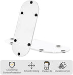 Appliance Slider Compatible with Ninja Coffee Machine, Transparent Acrylic Tray for Ninja Coffee Maker PB041/051 Keurig K-Mini