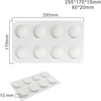 Silicone Mold for Baking Cakes,Soap Molds,Flower Shape Silicone Molds for Homemade French Dessert Mold for Pastry Chocolate,Jelly Chocolate Mold ＆ Ice Cube Tray (E_ Leaf Geometry)