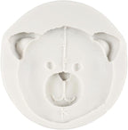 Bear Silicone Fondant Molds Pearl Fondant Mold Ball Pearl Semi Sphere Chocolate Molds Bow Candy Mold For Baby Shower Cake Decoration Cupcake Topper Polymer Clay Gum Paste Set of 5