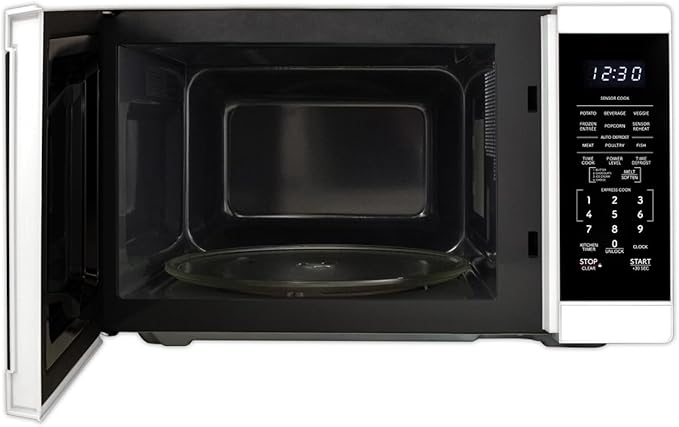 SHARP Countertop Microwave Oven with Removable 12.4" Carousel Turntable, 1100 Watt, 1.4 Cubic Feet, White