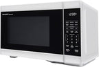 SHARP Countertop Microwave Oven with Removable 12.4" Carousel Turntable, 1000 Watt, 1.1 Cubic Feet, White