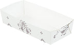 Restaurantware Baking Tray 100 Count 7.8 x 3.6 Inches 14 Ounce Disposable Paper Oven-Safe Baking Mold, Grease-Resistant Floral Design Beige Baking Molds for Cupcakes, Breads and Baking