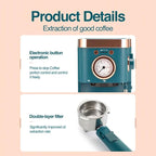 deluxe semi-automatic espresso coffee maker with steam milk frother