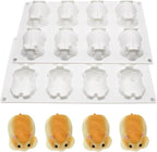 Silicone Mold for Baking Cakes,Soap Molds,Flower Shape Silicone Molds for Homemade French Dessert Mold for Pastry Chocolate,Jelly Chocolate Mold ＆ Ice Cube Tray (I_ Hamster)