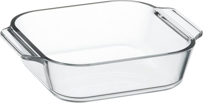 iwaki BC3840 Heat Resistant Glass Toaster Oven Dish, Basic Series, Half 5.7 x 4.7 x 1.5 inches (144 x 120 x 39 mm), 12.4 fl oz (340 ml)